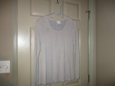 Soma Blouse Size XS Long Sleeve Pullover Scoop Neck tan