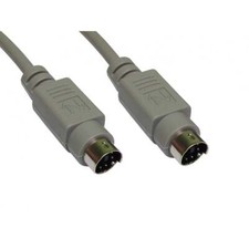 6 Pin Mini Din PS2 Cable Male to Male Female Data Lead Keyboard Mouse PC