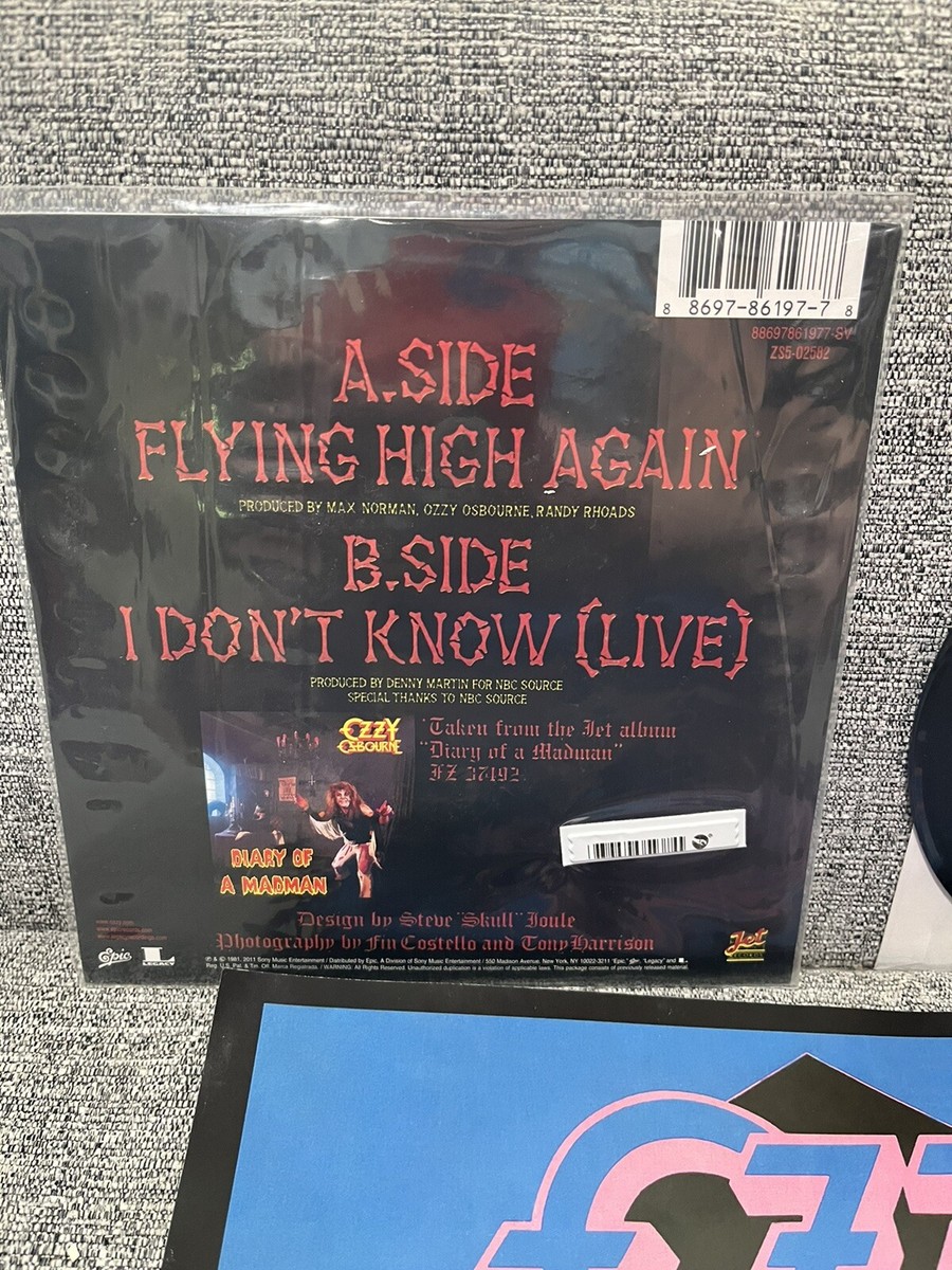 Ozzy Osbourne RSD 7” Flying High Again I Don't Know White