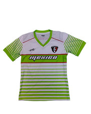 Mexico Arza Youth Kids Unisex White/Green Two Piece Soccer Outfit