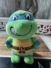 Retired Leonardo TMNT Beanie Baby TY 6” Plush Stuffed - Missing Tag