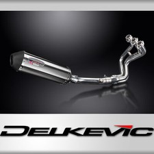 Silenciador de escape completo Yamaha FZ-09 MT-09 XSR900 13-20 3-1 13,5" acero inoxidable X-oval