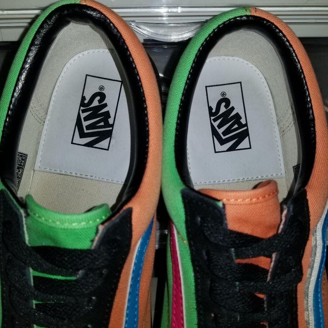 Vans Billy's Sneakers Shoes V360G Old Skool Black Orange Green