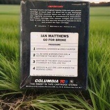 Ian Matthews Go For Broke - New! 8-track Tape - Columbia - TC8 - Unopened