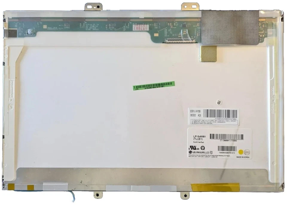 ACER TM 2490 Aspire 15,4" LG PHILIPS LP154W01 (TL) (E1) 6091L-0478B 060922 A09 - Bild 2 von 4