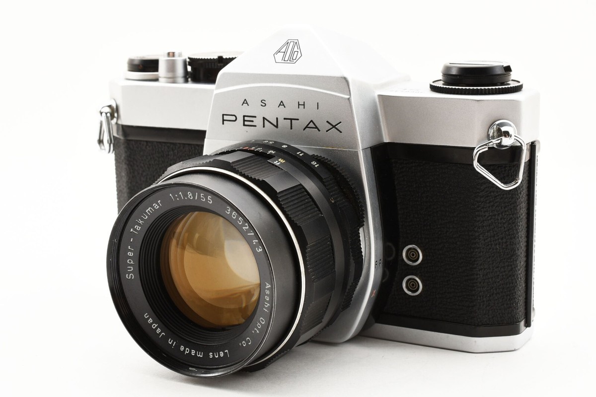 🚀🎁《 EXC+5 》 Pentax SL SLR Film Camera Super Takumar 55mm