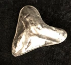 1 Troy Oz MK BarZ "Shark Tooth".999 Fine Silver HAND POURED Bar