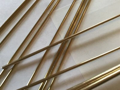 Model Engineering Brass Round Bar imperial 1/8" 3/32" 1/16" 2.38mm 1.58mm 3.18mm