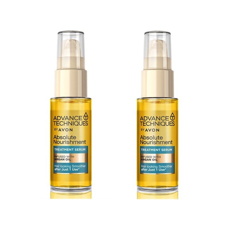 2 x Avon Advance Techniques Hair Serum Absolute Nourishment