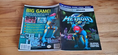 Metroid Fusion Game Boy Advance GBA Official Nintendo Power