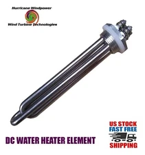 DC Water Heater Element 36Volt 1200 Watt for Wind Generator Turbine Solar Energy
