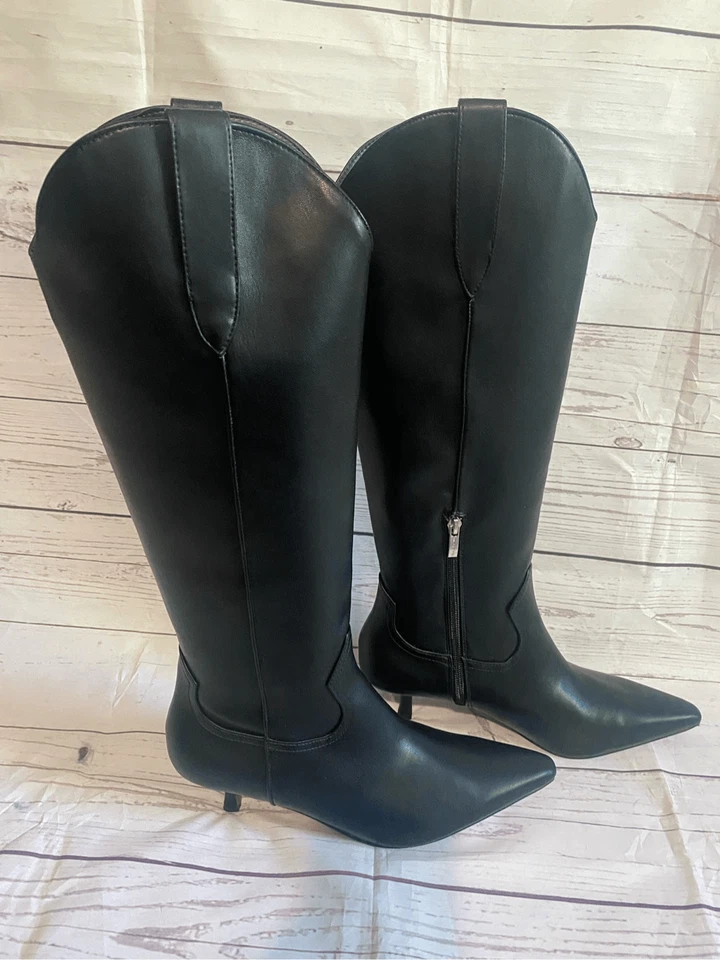 Steven New York tall boots new woman’s size 9 - Image 2 of 4