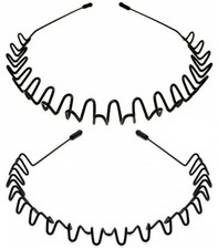 bodbop XINGZHE Metal Hair Band for Men Headband Mens Bands Women Black