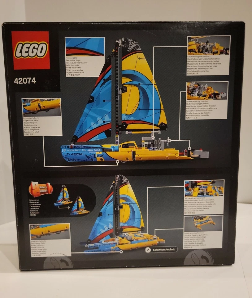 LEGO Technic Racing Yacht 2018 (42074) nuevo en caja sellado retirado Foto 4 de 4