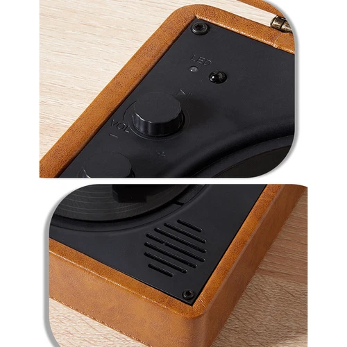CD Player Retro Suitcase Desktop Bluetooth 5.0 with Speaker CD-R CD-RW CD-WMA AU - Picture 7 of 7