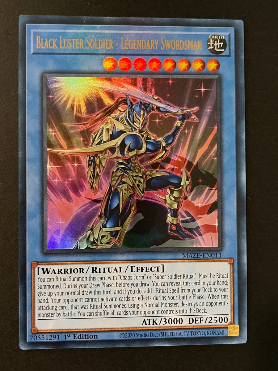 Yugioh Complete Black Luster Soldier Deck- Tournament Ready- Super- Chaos  NM