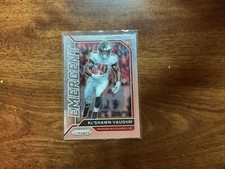 2020 Panini Prizm Football KeShawn Vaughn Emergent RC Tampa Bay Buccaneers