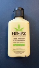 NEW Hempz Sweet Pineapple And Honey Melon Herbal Body Moisturizer 2.25 oz/66ml