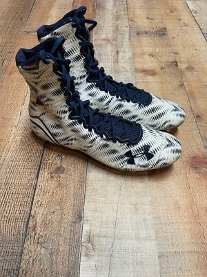 Men's Under Armour Highlight Clutch Fit Football Cleats, Blue White, Size  15