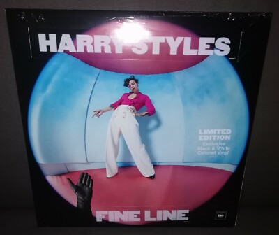 Harry Styles VINILO BLANCO Y NEGRO SPLATTER Fine Line LP 2x12'' NUEVO PRECINTADO