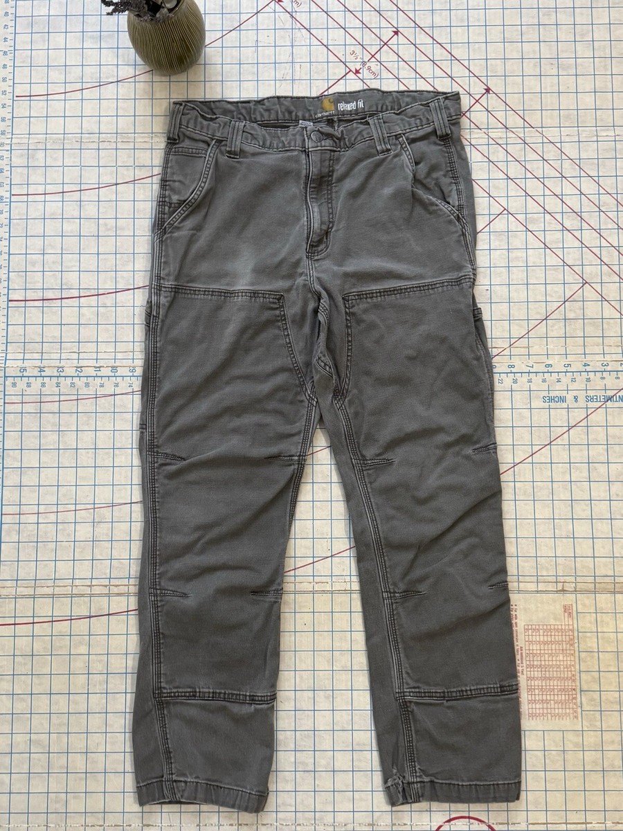 Carhartt Double Knee Work Pants Relaxed Fit, Fits Slim, Mens Size