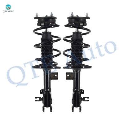 Pair of 2 Front L-R Quick Complete Strut-Coil Spring For 2014-2018 Mazda 3 FWD
