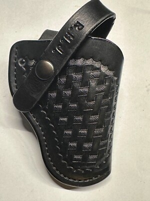 Custom OWB for 2'' S&W J Frame w/Hammer Holster Black Right Hand Draw