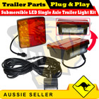 2 x 18 LED Submersible Single Axle Trailer Light Kit, suits Jetski Boat Trailer