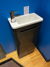 ex display Bathroom Cabinet HIB Novum Arc Anthracite grey