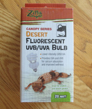 Zilla Canopy Series Fluorescent UVB/UVA Bulbs Desert 20 W