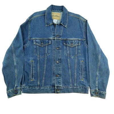 VINTAGE LEVI S Signature Men s Size Medium Trucker Jacket Medium Wash Denim EUC