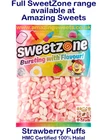 Halal Sweets Strawberry Puffs, Fizzy Mix, Fruity Hearts 1kg Bag Halal HMC Sweets