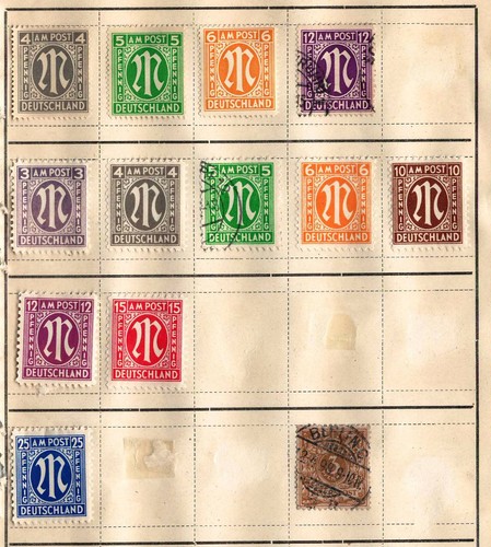 Worldwide GERMANY Very Fine Mint Stamps Hinged on List # 118 - 第 1/1 張圖片