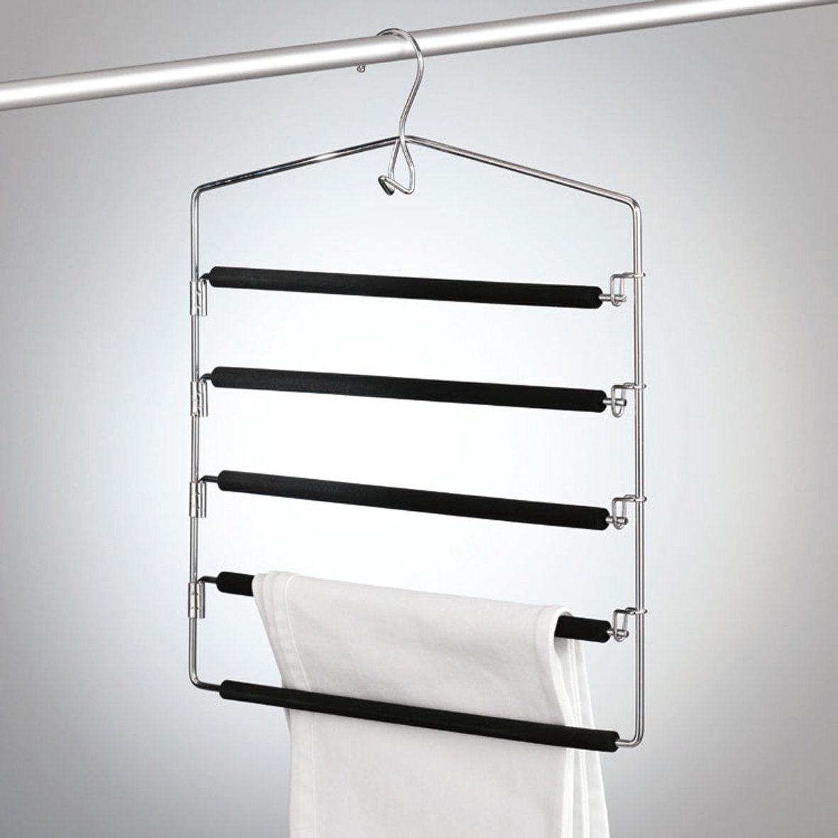 Caisse Rangement Bambou Zeller Present 40x30x14cm - Naturel, Poignées, Fond MDF Mélaminé