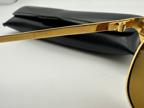 Ray Ban B&L USA Vintage 52mm Signet Chromax Gold Frames Rare Ireland NOS - Picture 8 of 13