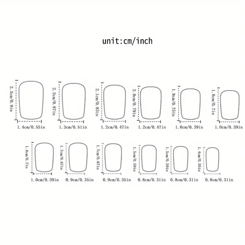 24 Stück 3D Strasssteine Frühling/Sommer Press-On Nägel Set - Medium Square - Bild 3 von 3