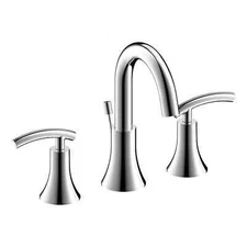 Ultra Faucets Wide Spread Lavatory Faucet, Bathroom sink, Chrome, UF55310