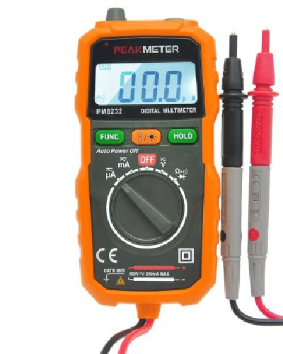 PM8232 Peakmeter Mini Digital Multimeter Auto-ranging NCV Lichtquelle robust - Bild 2 von 5