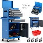 New-7 Drawers Rolling Tool Chest w/Wheels,Tool Chest w/Tool Box&Hooks&Lock