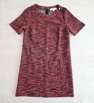 Loft Petites Tweed Weaved Midi Shift Dress Size MP EUC! Quiet Luxury Old Money