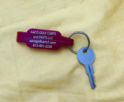 E-Z-GO GOLF CART 94-UP KEY W/*FREE*AACOGOLFCART KEYCHAIN** SEE DESCRIPTION