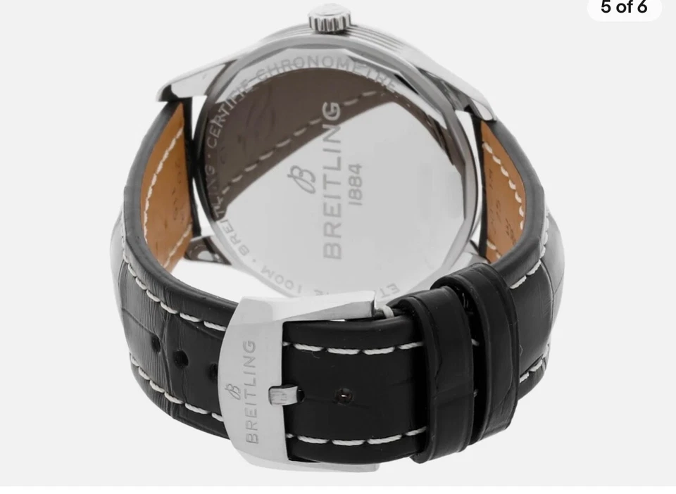 Breitling Premier Automatic 40mm Steel Mens Strap Watch A37340351G1P2 - Image 4 of 4