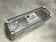 BUD 10x3x3" Hinged Latching Enclosure + Backplate,Clear Box,Outdoor NEMA 4X IP67