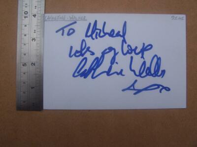 Catherine Walker Schauspielerin - Autogramm (Code TD4)