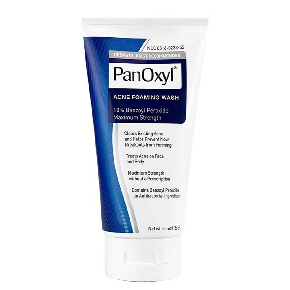 1/2/3Pcs Acne Foaming Wash, Face & Body, 10% Benzoyl Peroxide - 156g - image 4 of 4