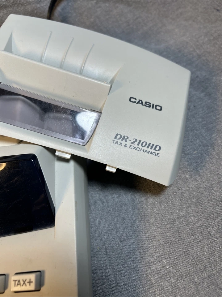 CASIO DR-210 HD Tax & Exchange Fully Functioning Vintage Calculator - Image 4 of 4