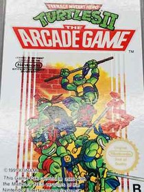 Teenage Mutant Hero Turtles II 2 The Arcade Game Nintendo NES NES 89 NOE 1