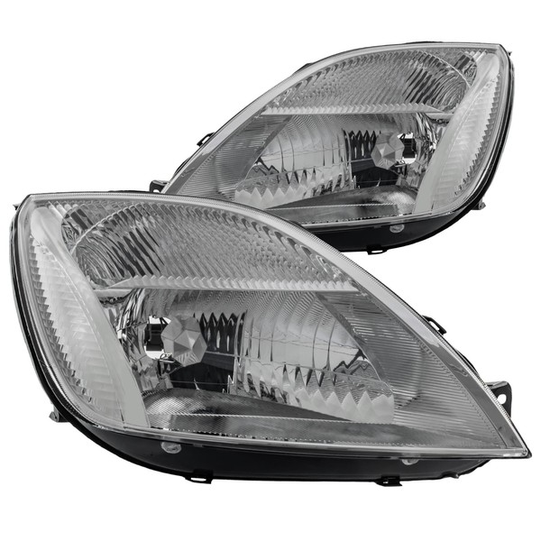 Halogen Scheinwerfer Set FüR Ford Fiesta V Jh_ Jd_ 1.25 16V Bj.02-08 1.4-image