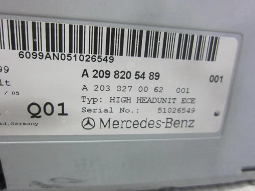 A2098205489 Sistema Navegacion Gps para MERCEDES-BENZ CLK (BM 209) COUPE 1370154 - Imagen 4 de 9