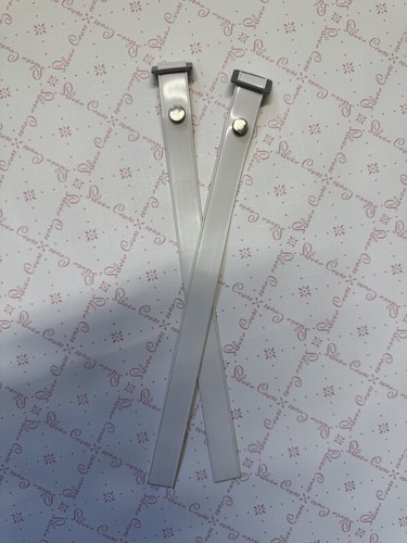 MUÑECAS PLATEADAS CROSS COACH CONSTRUIDAS JUGUETE COCHECITO OBERON CHATSWORTH BOLSO CORREAS x 2 - Blanco - Imagen 2 de 3